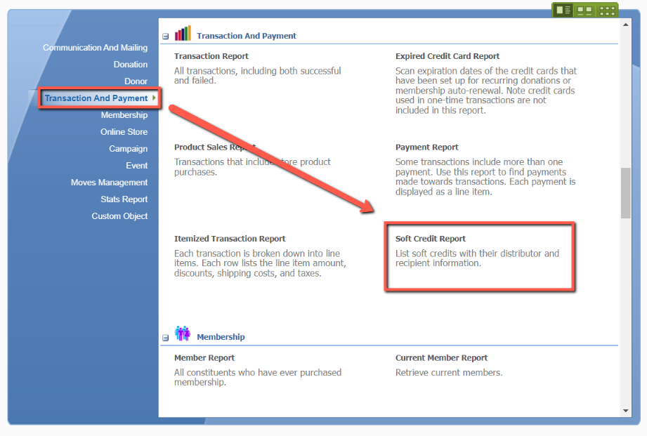 Identify Transactions That Have Soft Credits Applied – Neon One